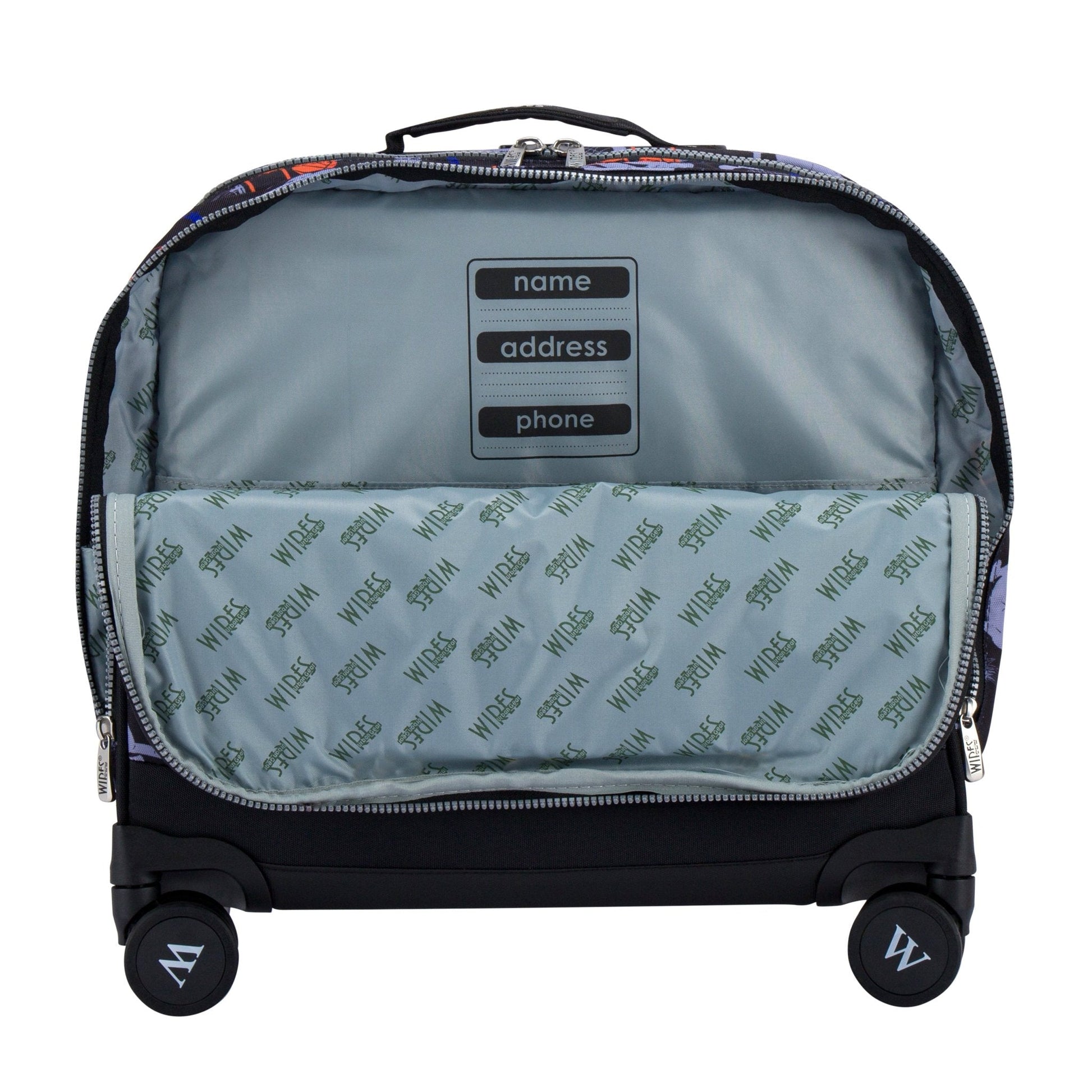 Basketball Wires School Bag Trolley Set of 4(Lunch Bag & Pencil Case)+Lunch Box - wiresitaly.com