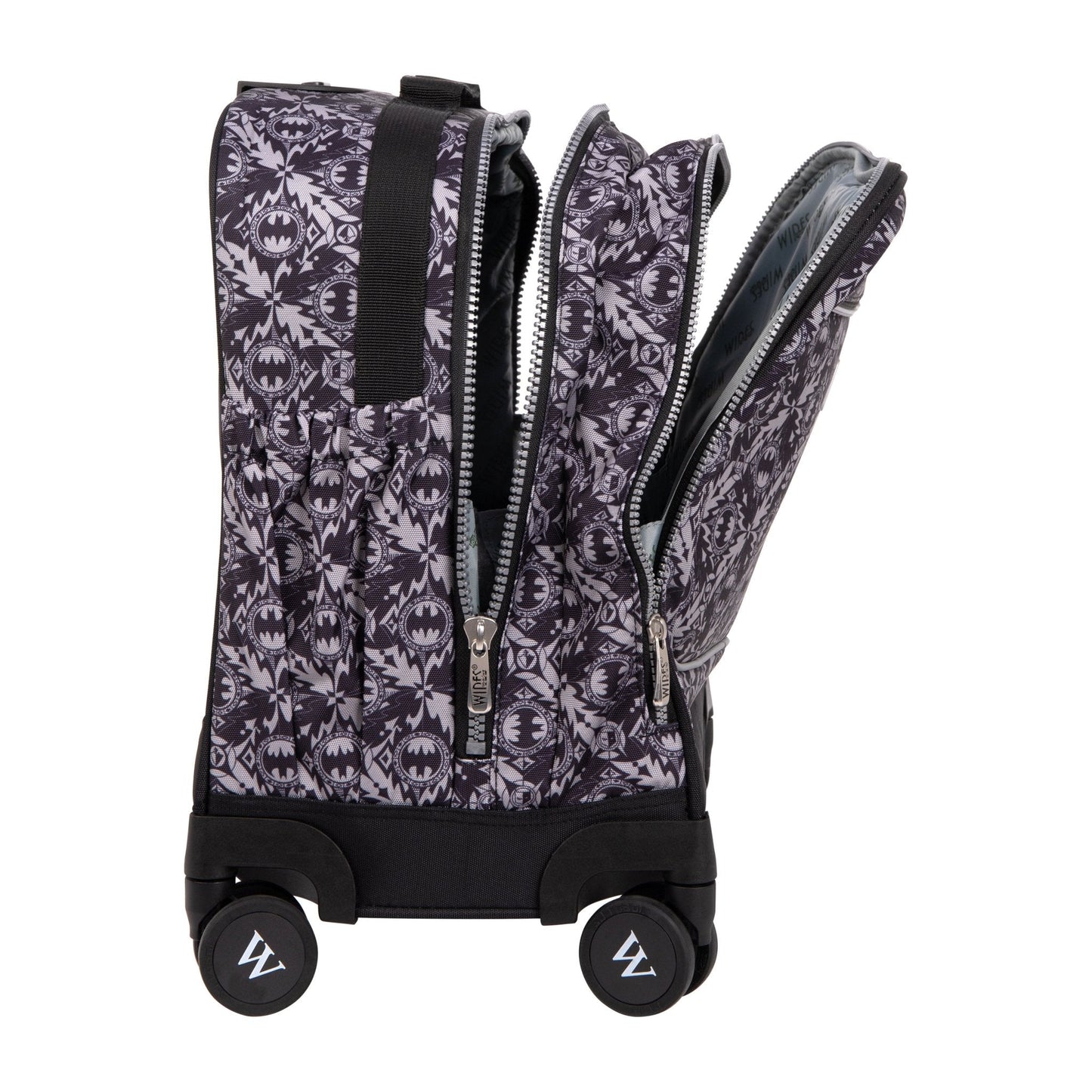 Bat Wires School Bag Trolley Set of 4(Lunch Bag & Pencil Case)+Lunch Box - wiresitaly.com