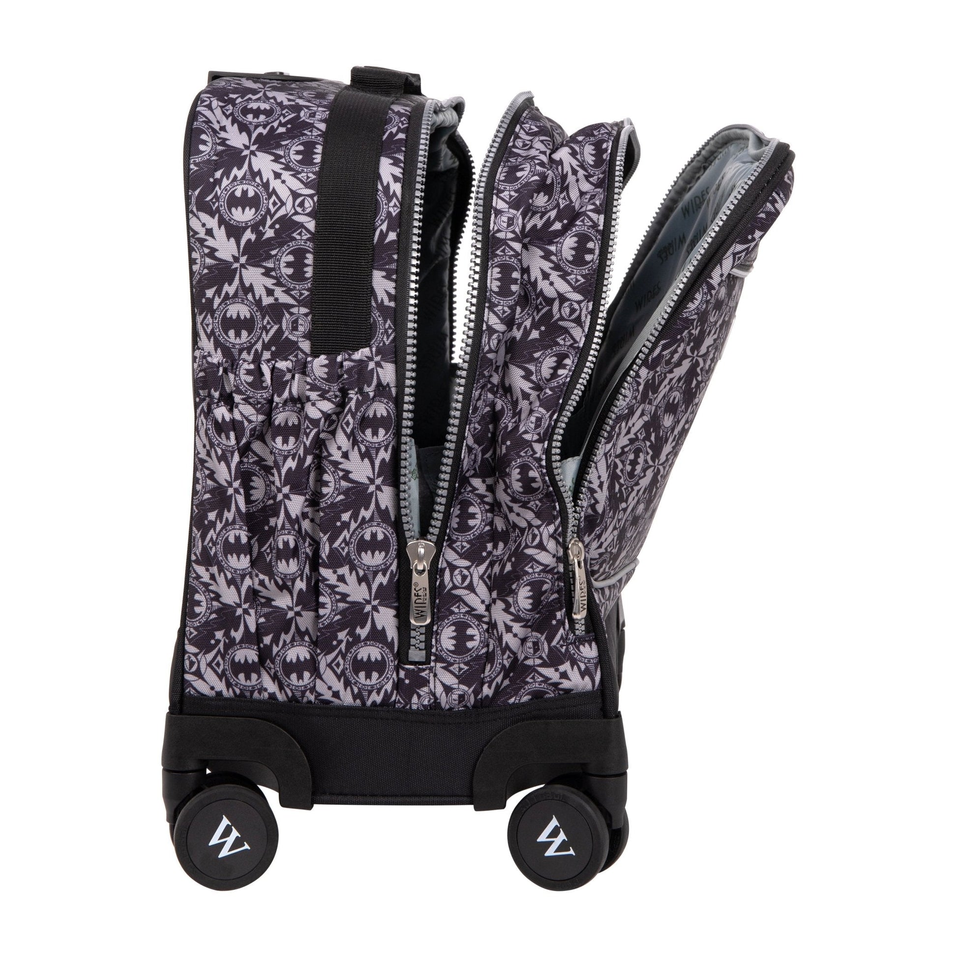 Bat Wires School Bag Trolley Set of 4(Lunch Bag & Pencil Case)+Lunch Box - wiresitaly.com