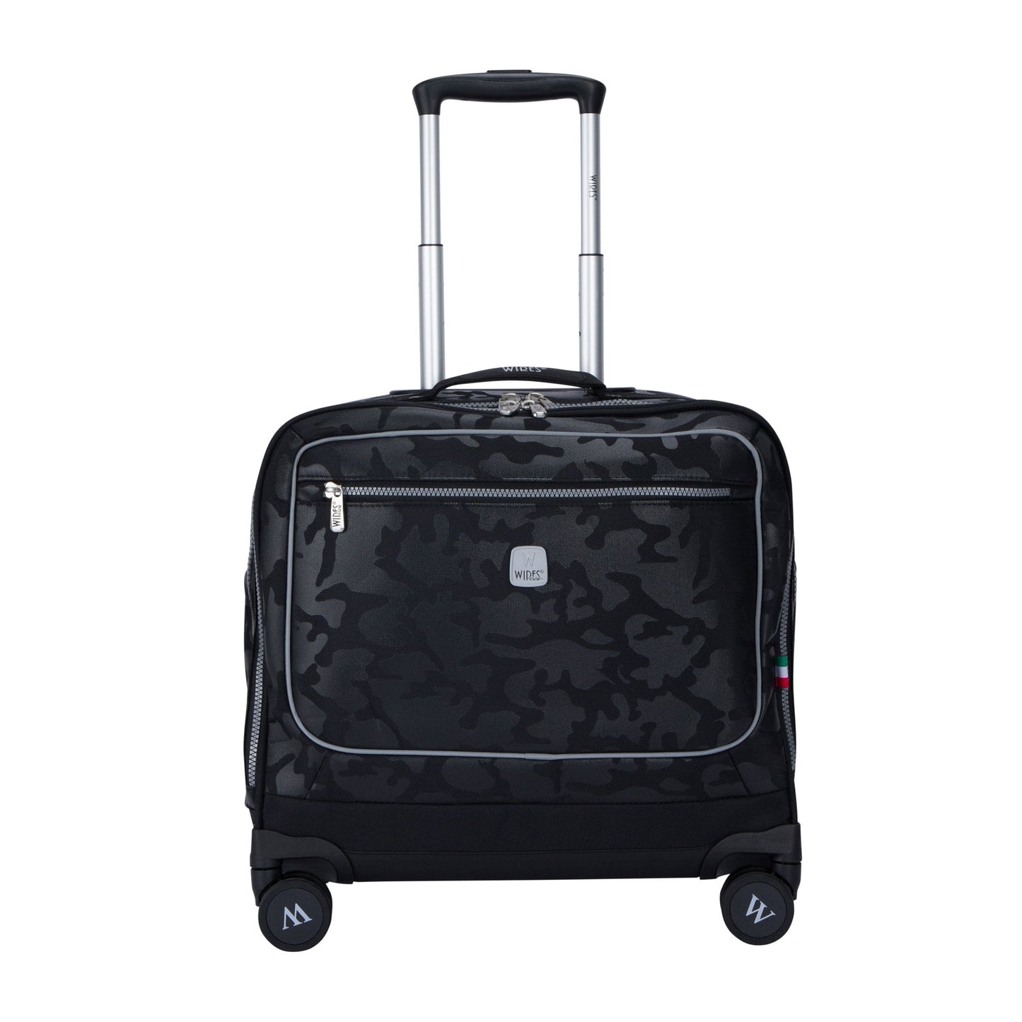 Dark Camouflage Wires School Bag Trolley Set of 4(Lunch Bag & Pencil Case)+Lunch Box - wiresitaly.com