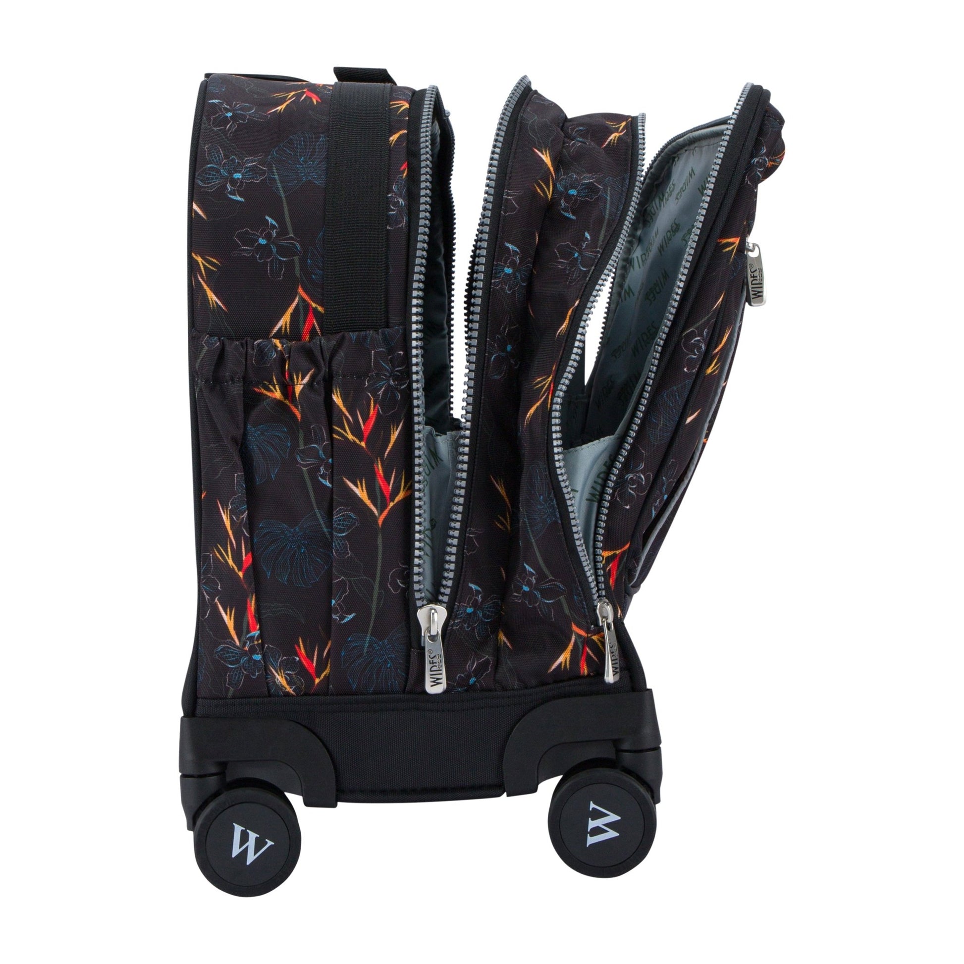 Deep Pond Wires School Bag Trolley Set of 4(Lunch Bag & Pencil Case)+Lunch Box - wiresitaly.com