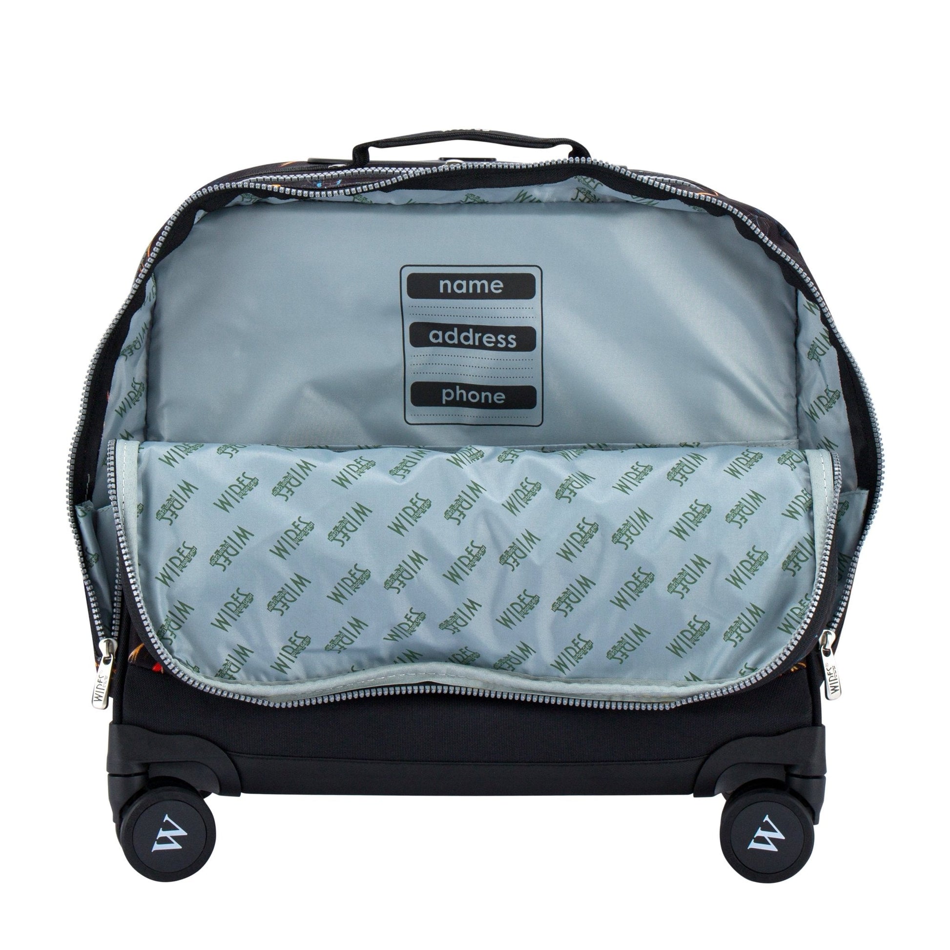 Deep Pond Wires School Bag Trolley Set of 4(Lunch Bag & Pencil Case)+Lunch Box - wiresitaly.com