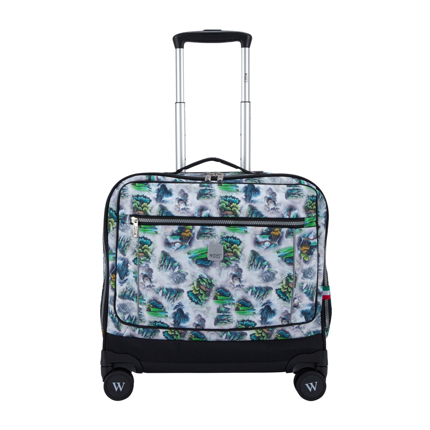 Fog Nature Wires School Bag Trolley Set of 4(Lunch Bag & Pencil Case)+Lunch Box - wiresitaly.com