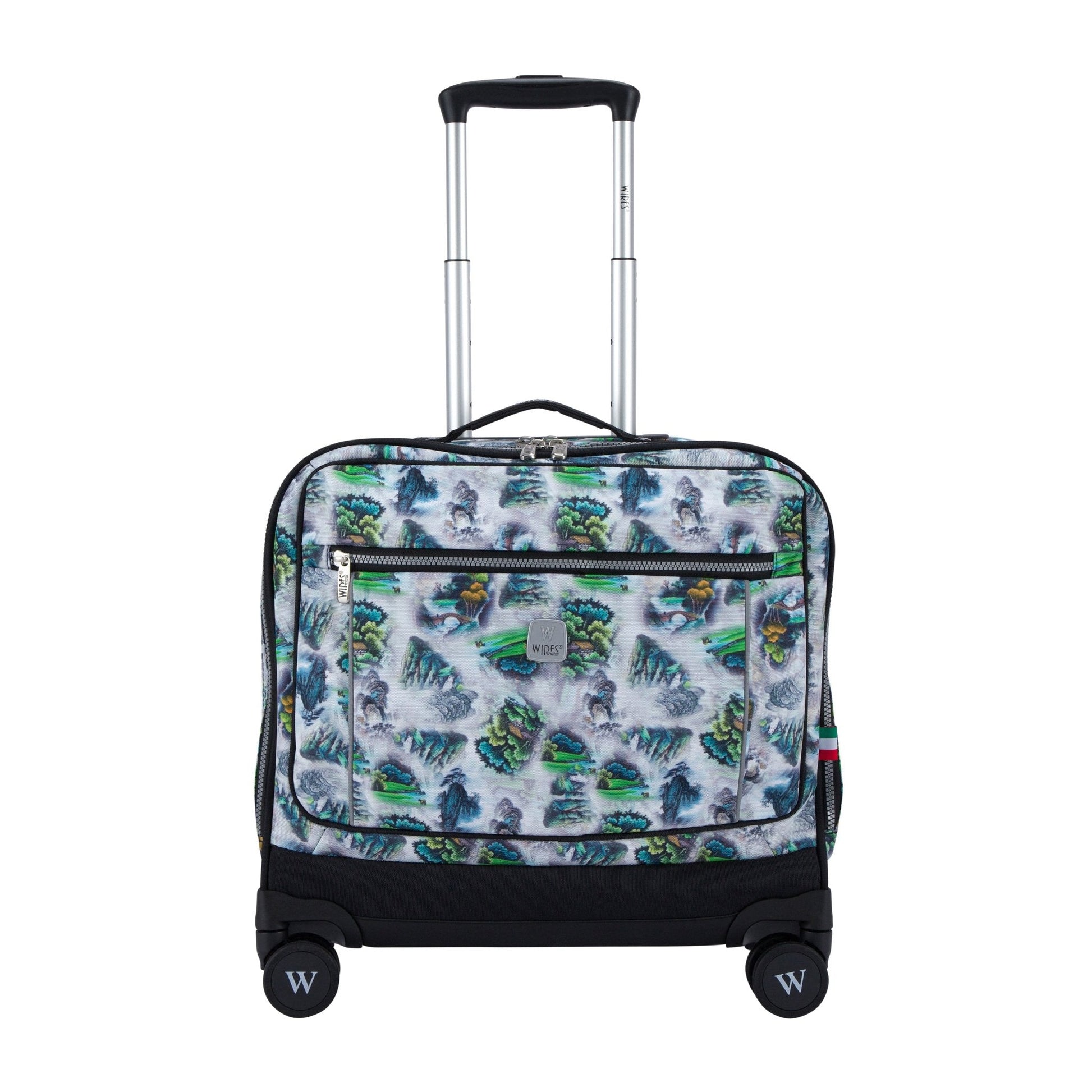 Fog Nature Wires School Bag Trolley Set of 4(Lunch Bag & Pencil Case)+Lunch Box - wiresitaly.com