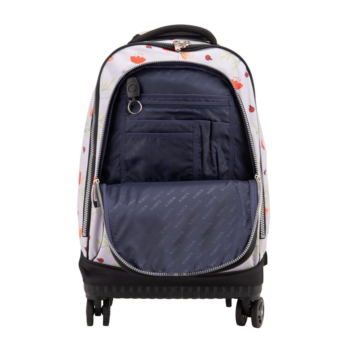 Lady Bug Wires School Backpack Trolley Set (Lunch bag & Pencil Case) - wiresitaly.com