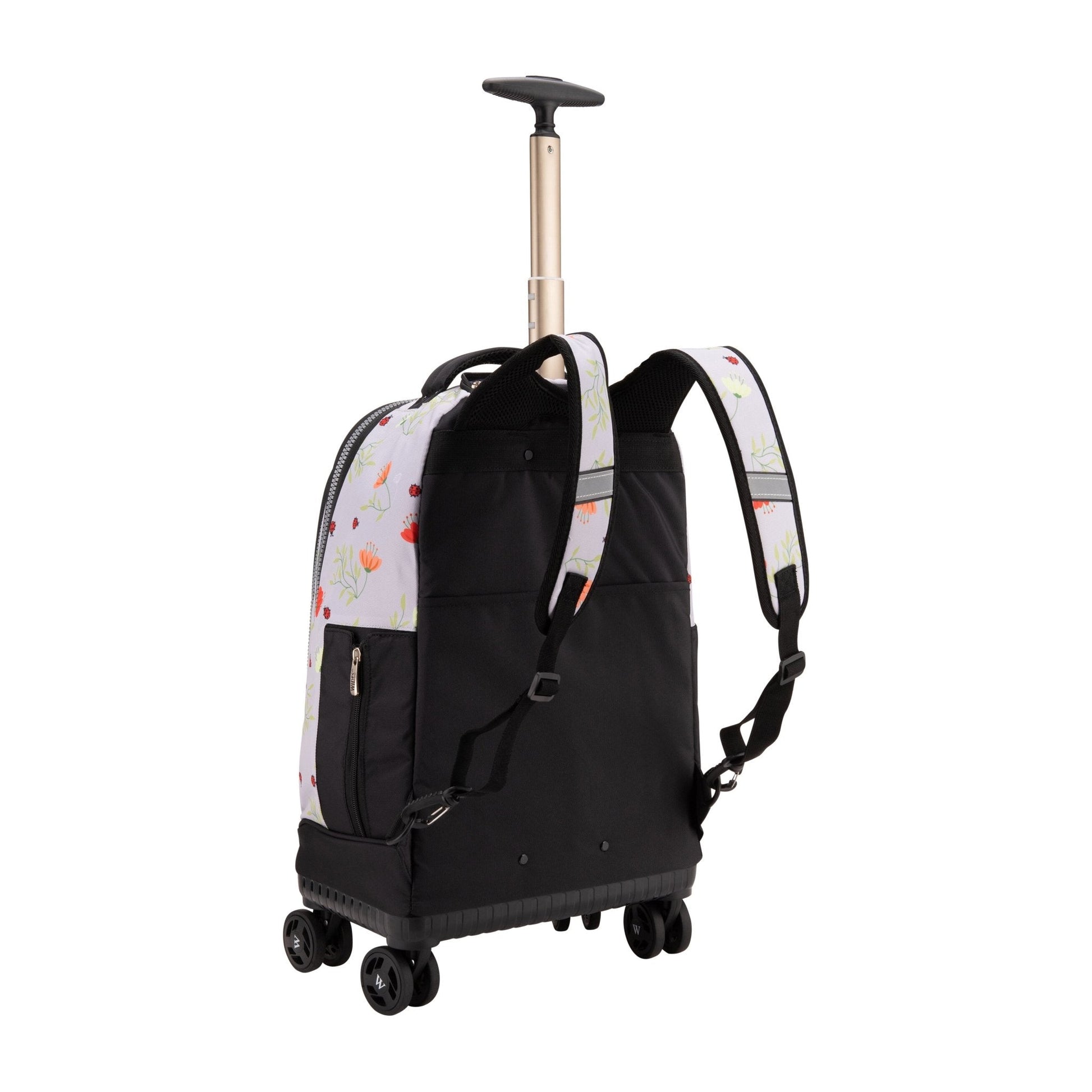 Lady Bug Wires School Backpack Trolley Set (Lunch bag & Pencil Case) - wiresitaly.com