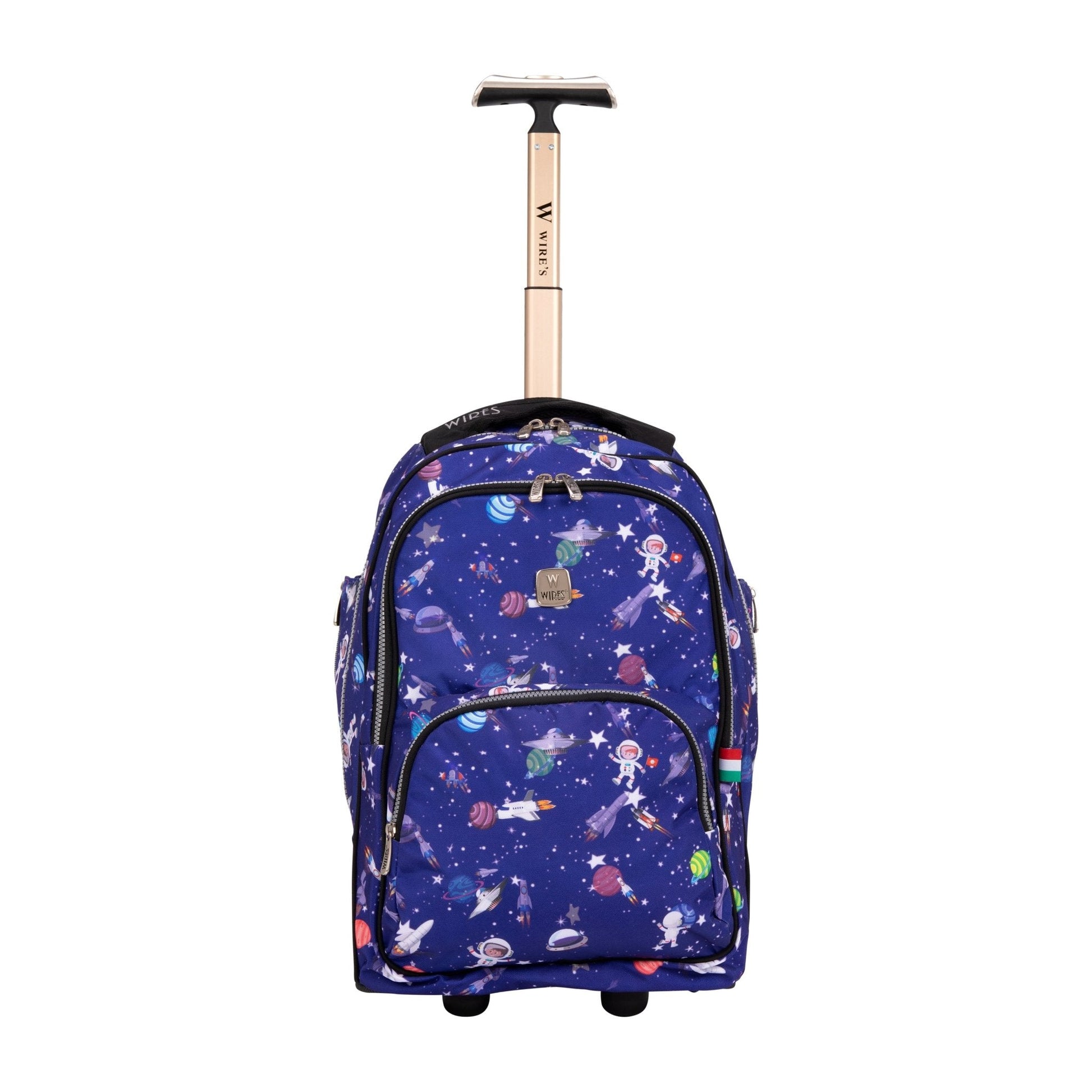 Outer Space Wires Mini Wheel School Bags Trolly Set of 3pcs - wiresitaly.com