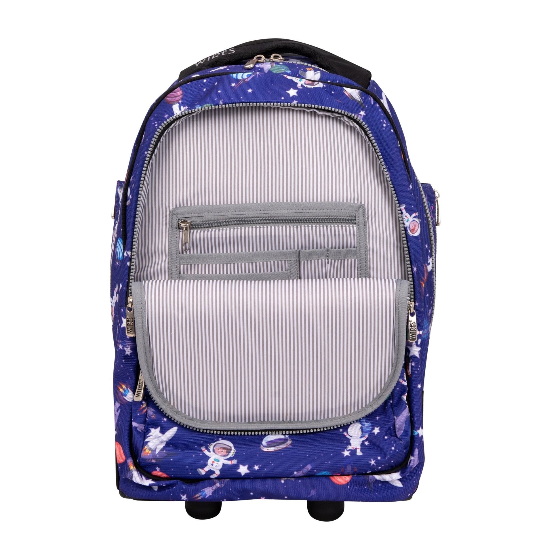 Outer Space Wires Mini Wheel School Bags Trolly Set of 3pcs - wiresitaly.com