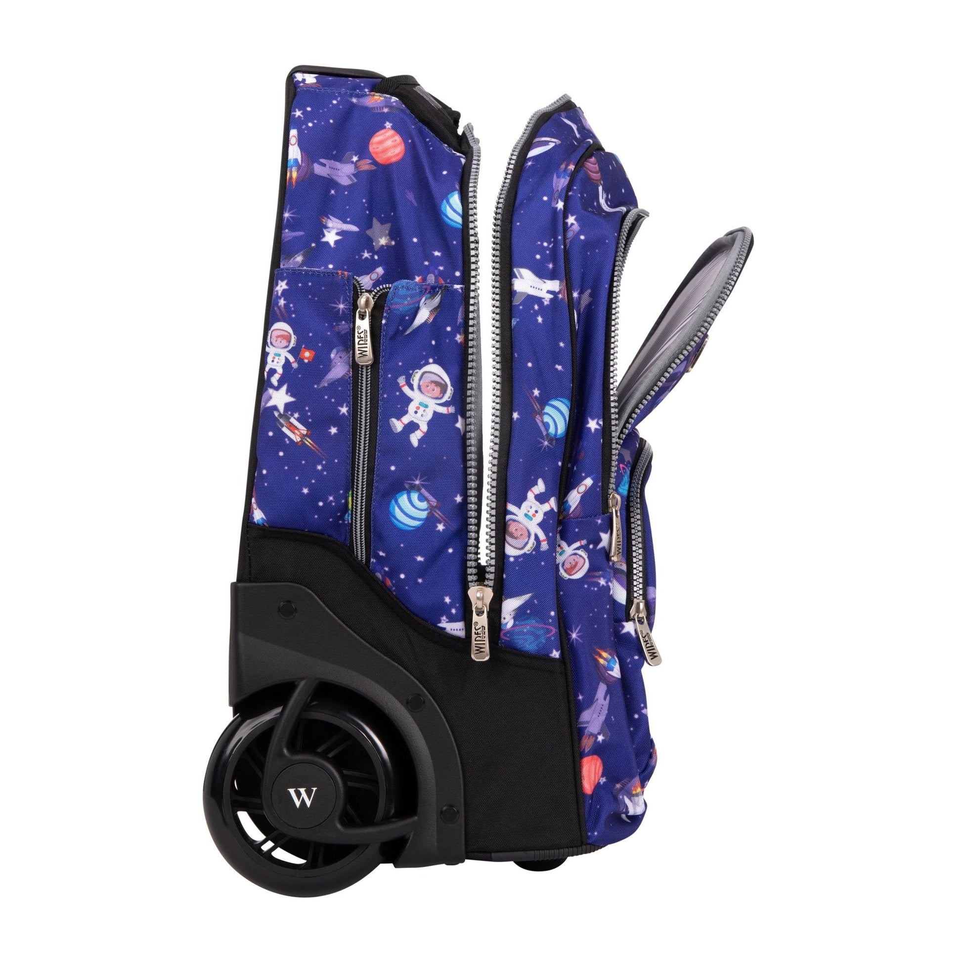 Outer Space Wires Mini Wheel School Bags Trolly Set of 3pcs - wiresitaly.com