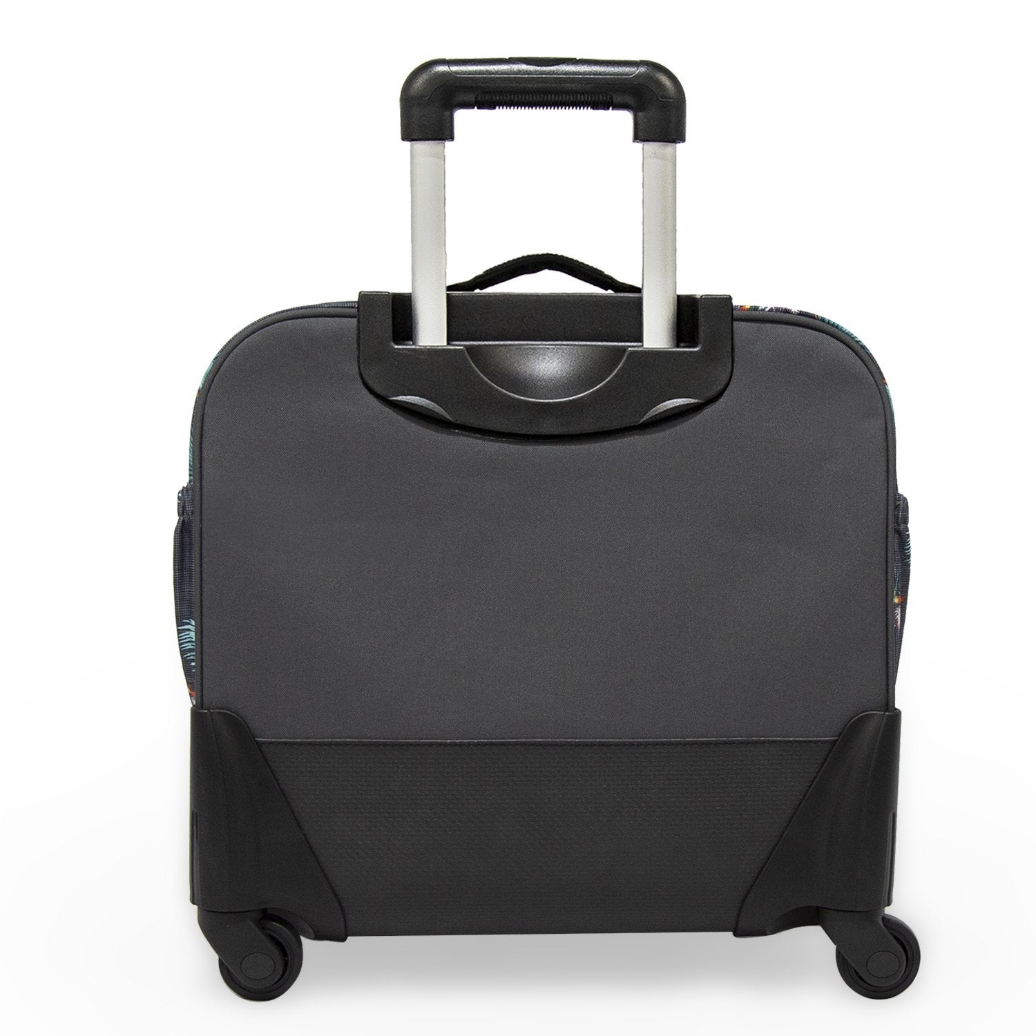 Wires 3 Pieces Set - 4 Wheels School Bag trolley with Lunch Bag + Pencil Case Tree Leaves Design - wiresitaly.com