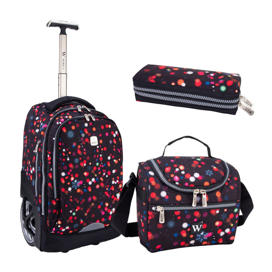 Wires Big Wheel School Bags Trolly Set of 3pcs Faded Light - wiresitaly.com