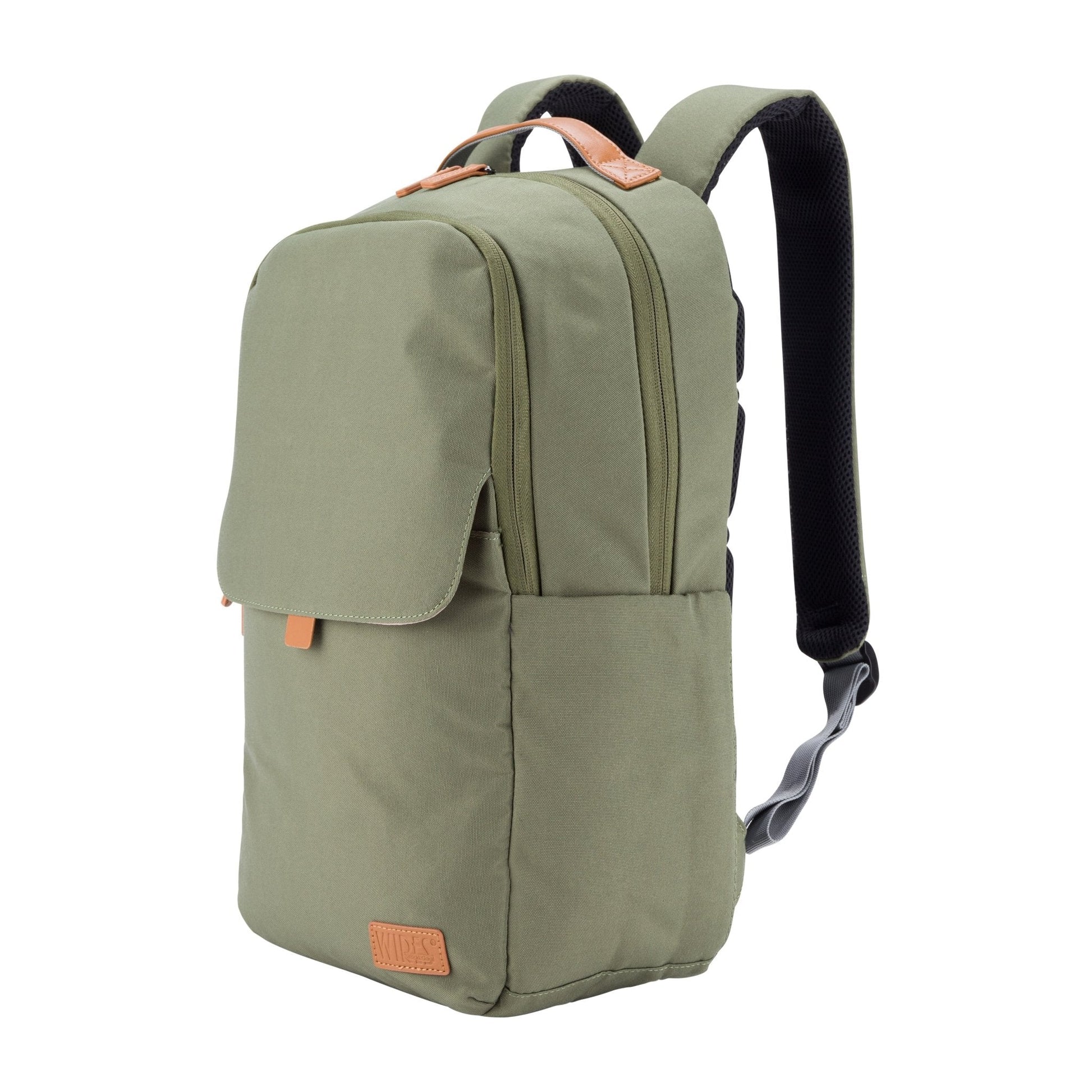 Wires Urban 1 Green Backpack with Laptop Pocket - wiresitaly.com